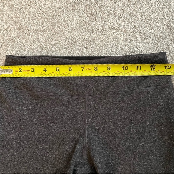 Rabbit Women's Size SM Activewear Running Gray Zip Ankle 26 x 25 Leggings - Picture 7 of 13